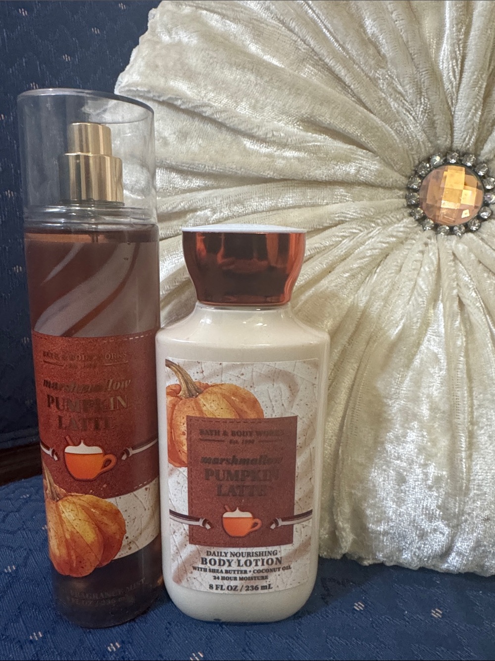 Bath & Body Works Pumpkin Latte Fragrance Mist and Body Lotion - Pumpkin (Set)